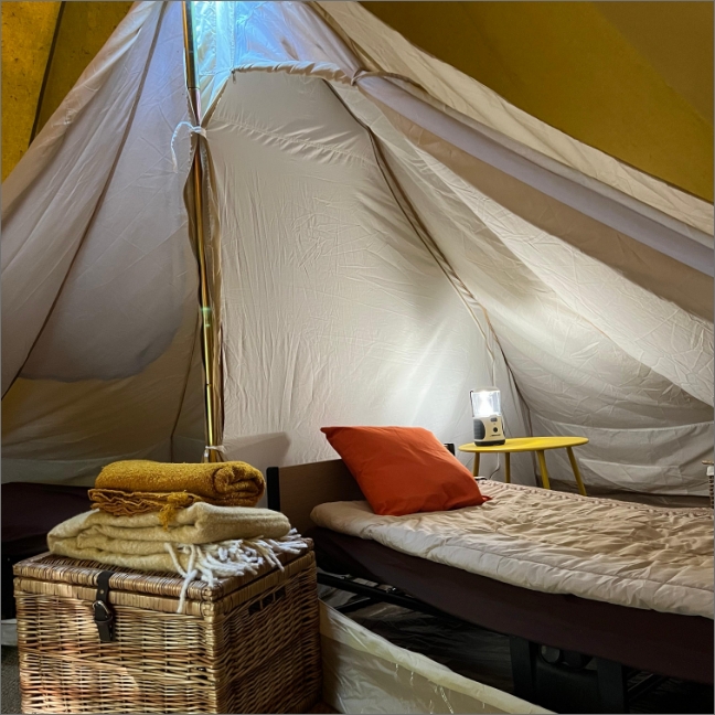 Adult tent at Rootd Adventure