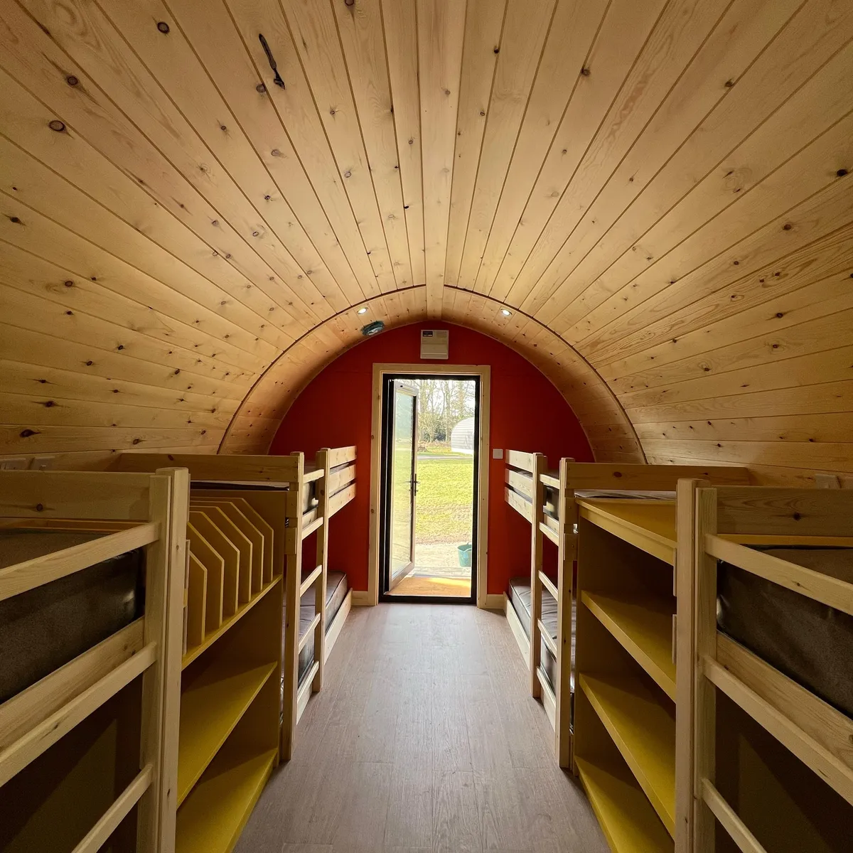 inside a pupil pod on school trip